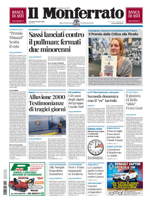 Il Monferrato - Edizione 78 del 24/10/2025